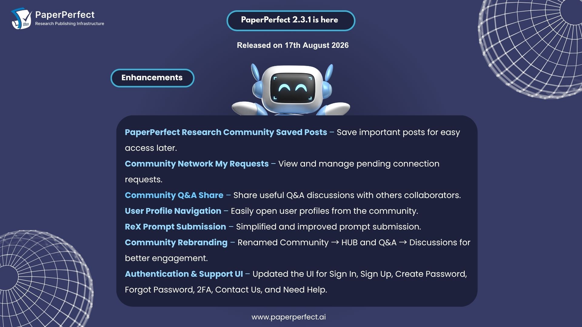 PaperPerfect Version 2.3.1: HUB Rebranding, Saved Posts, Discussions & UI Enhancements